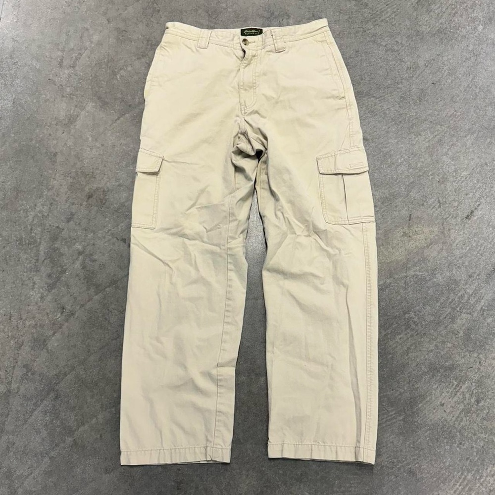 Eddie Bauer Men's Beige Cargo Pants